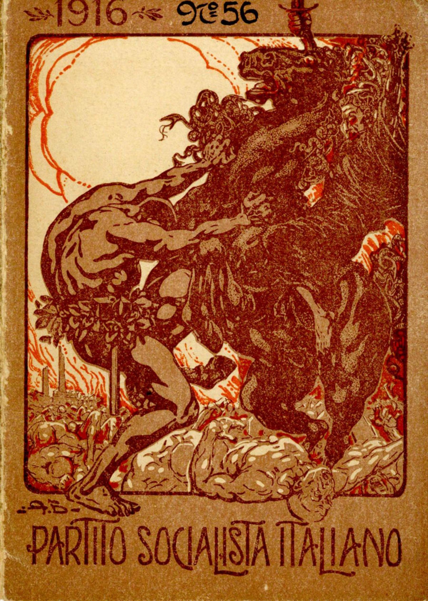 Tessera del PSI, 1916
