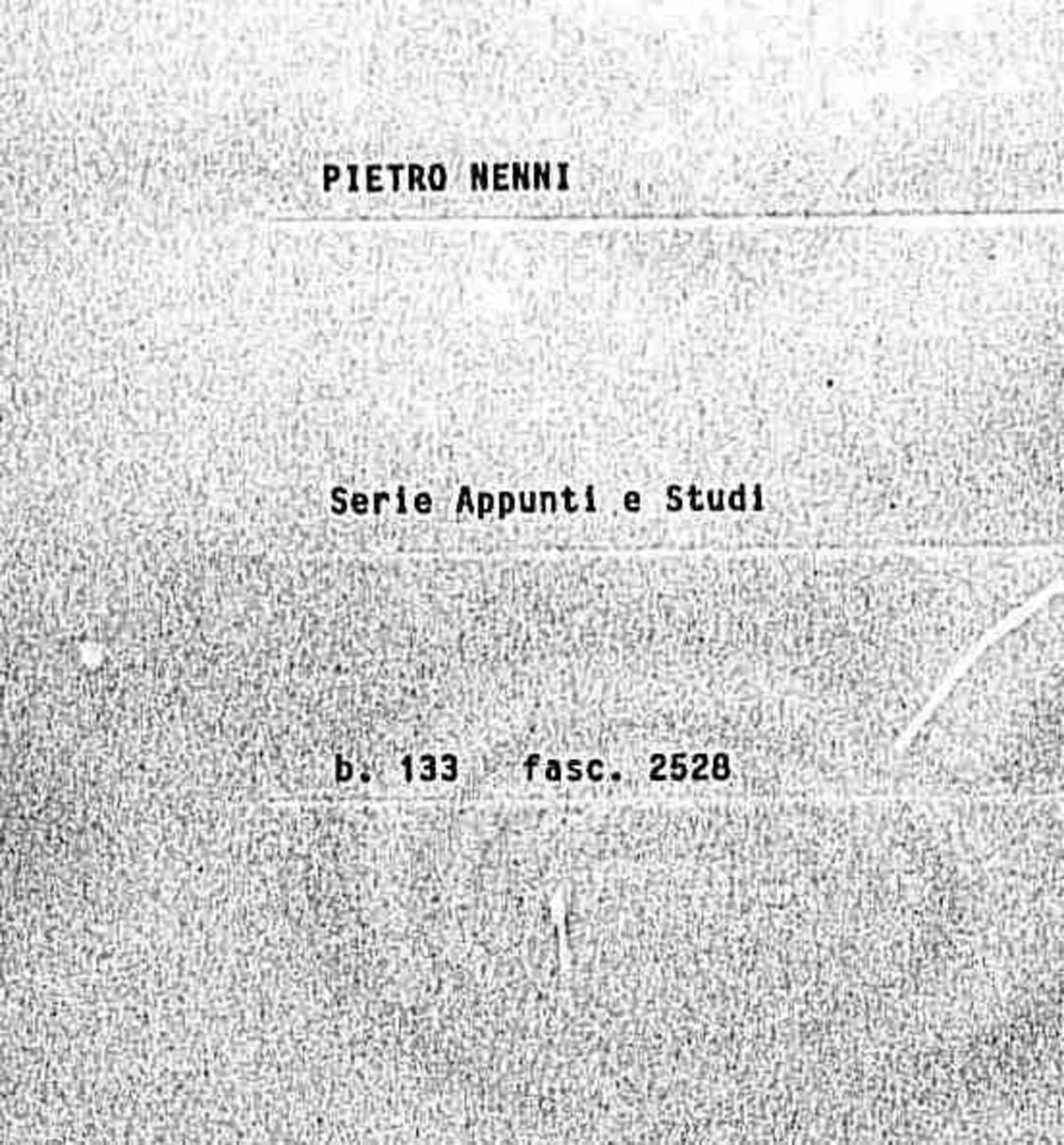 Appunti per l'accordo sulla zona B di Trieste, 1975