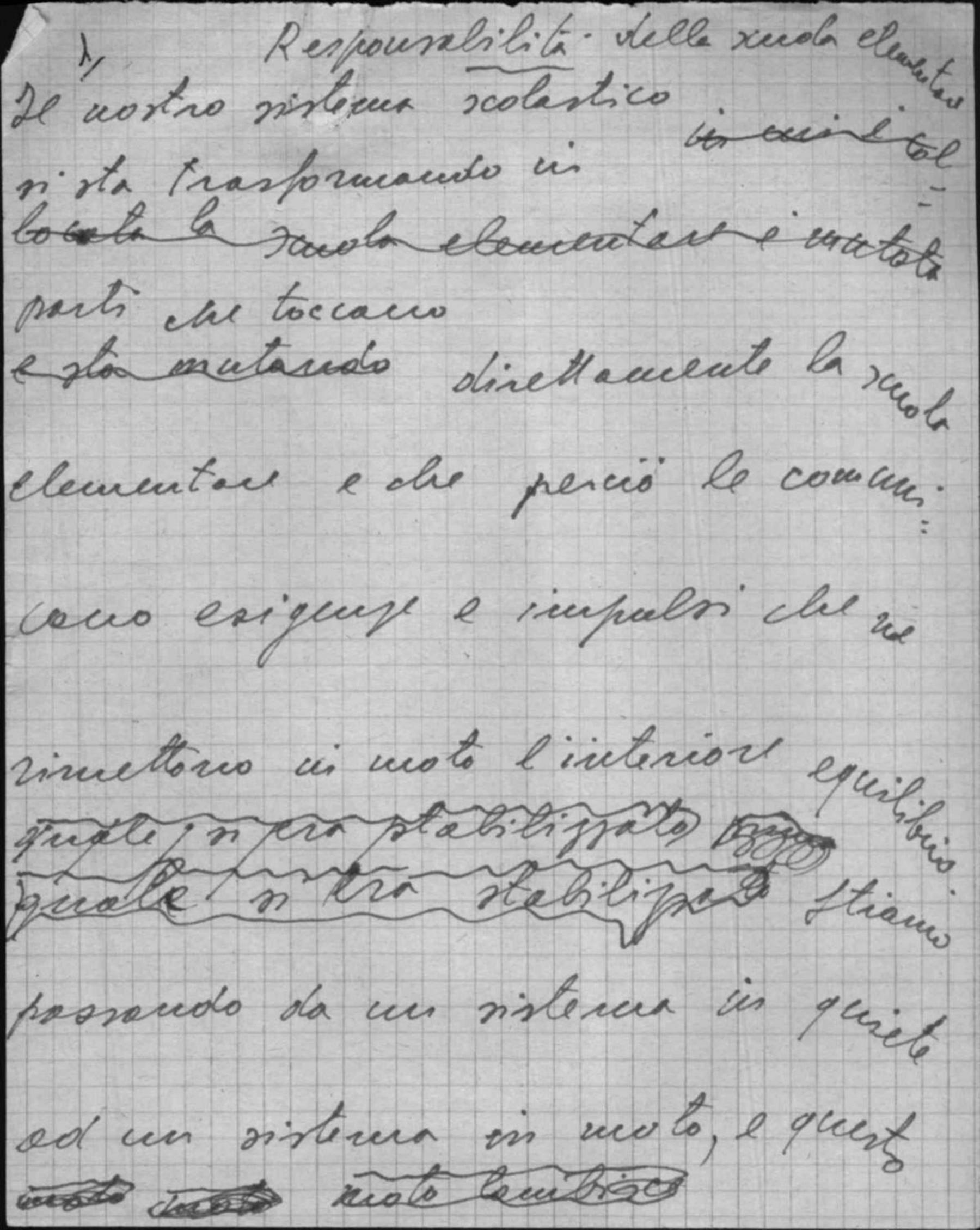 Responsabilità della scuola elementare, 1963 ott. 15