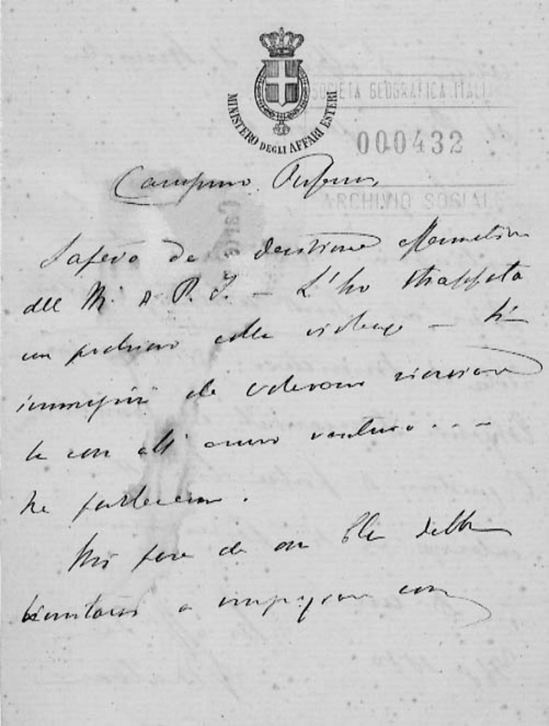 Giacomo Malvano a Giuseppe Dalla Vedova 29.8.1880