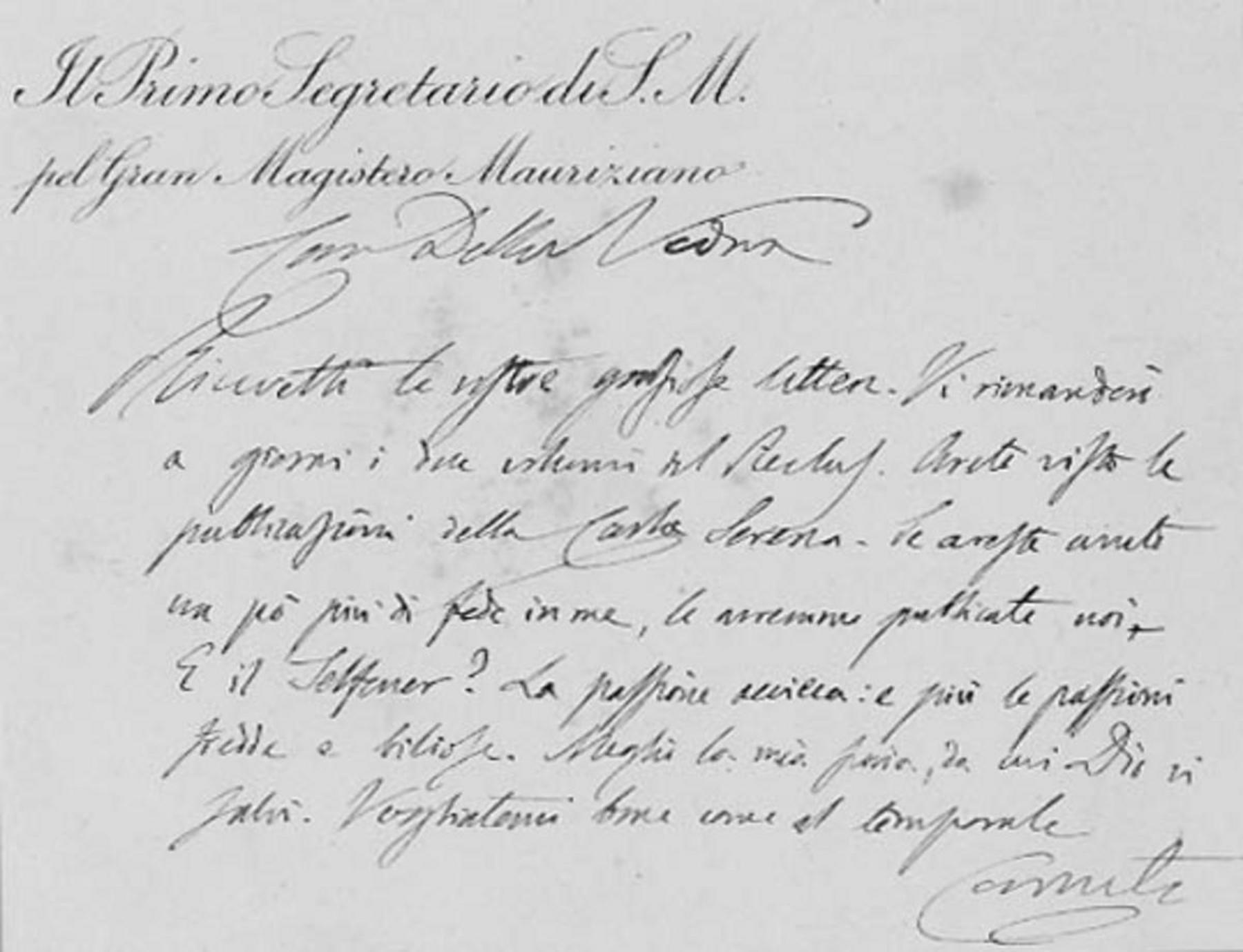 Cesare Correnti a Giuseppe Dalla Vedova1880