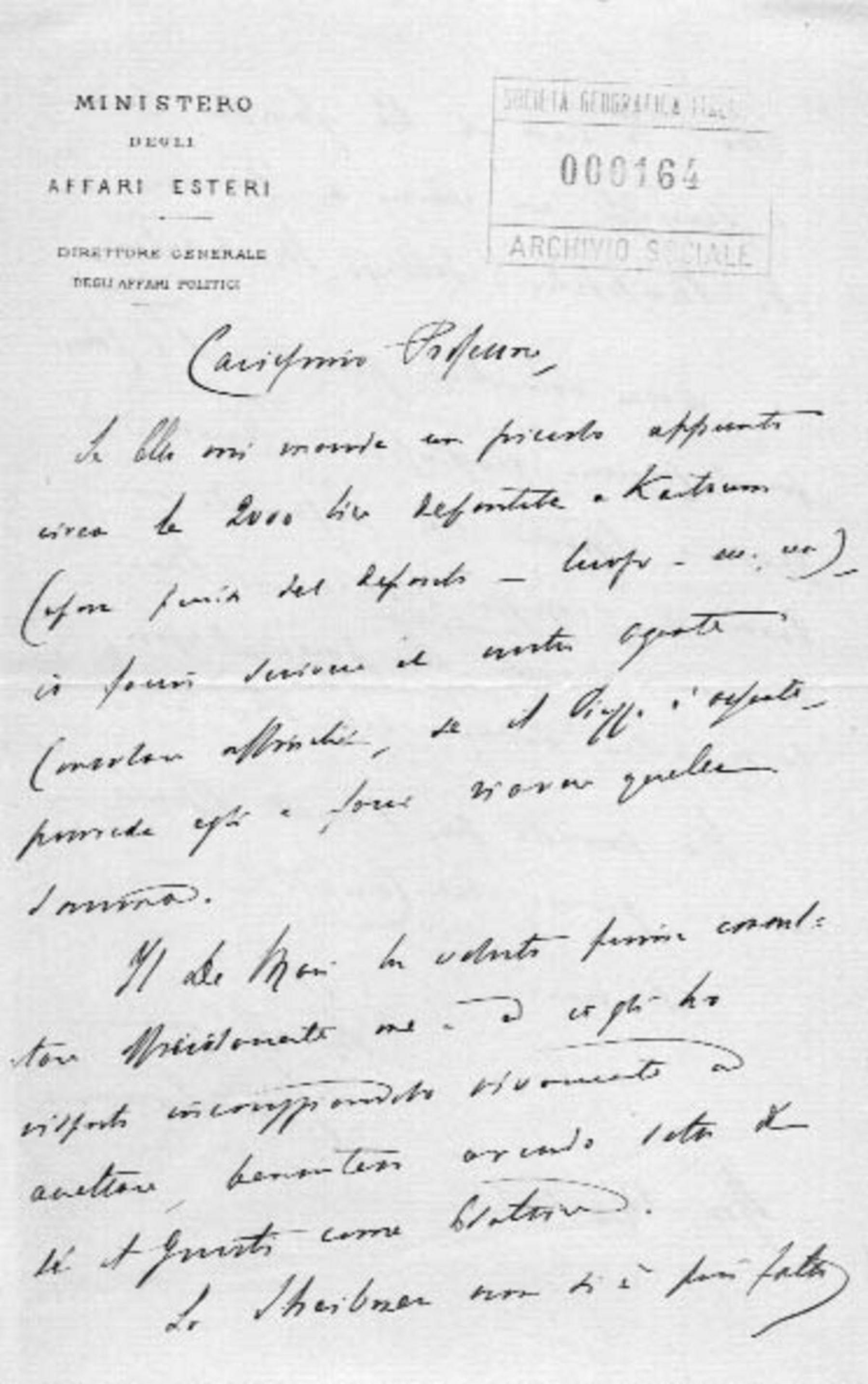 Giacomo Malvano a Giuseppe Dalla Vedova 13.3.1881