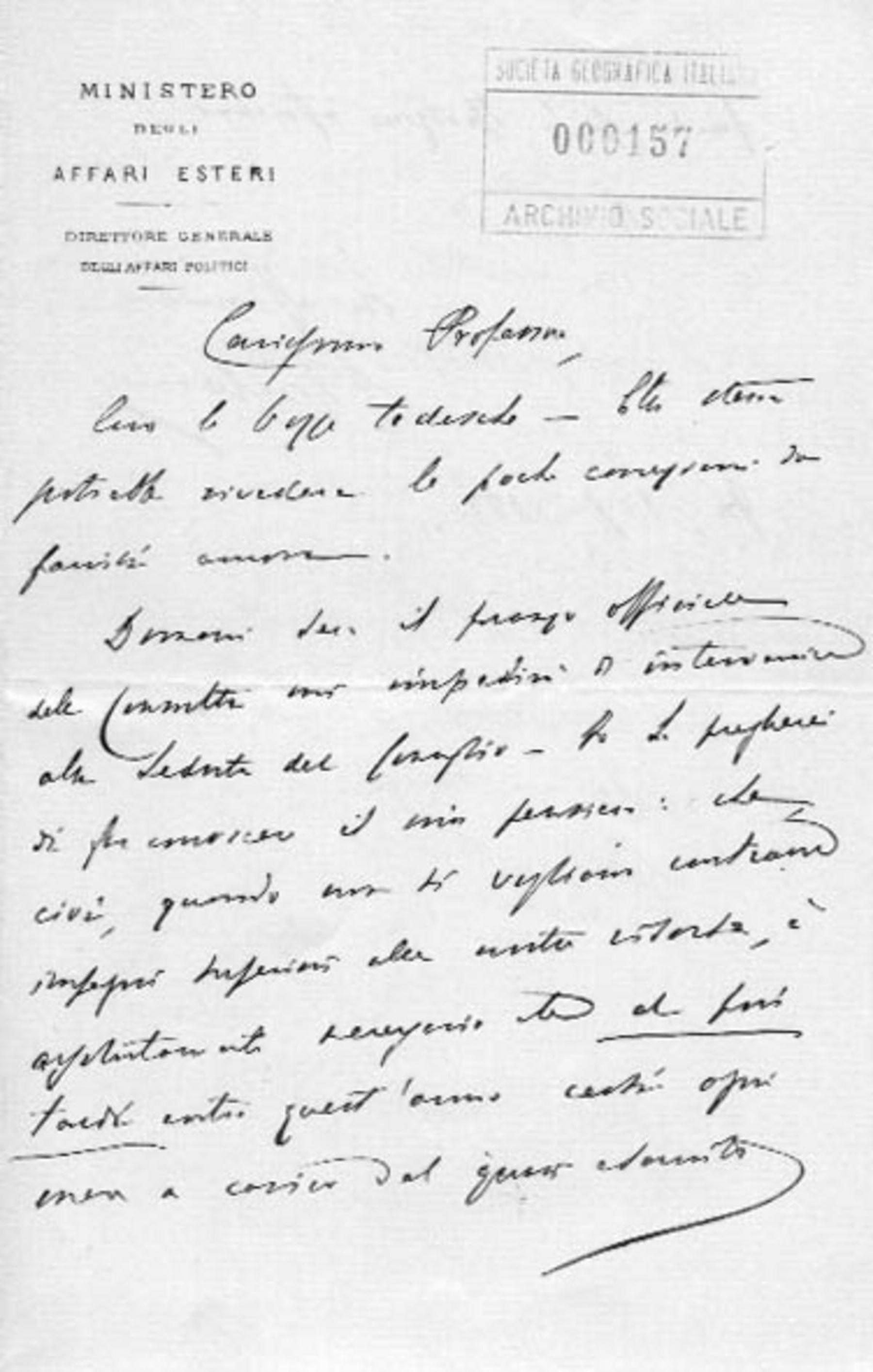 Giacomo Malvano a Giuseppe Dalla Vedova 13.3.1881