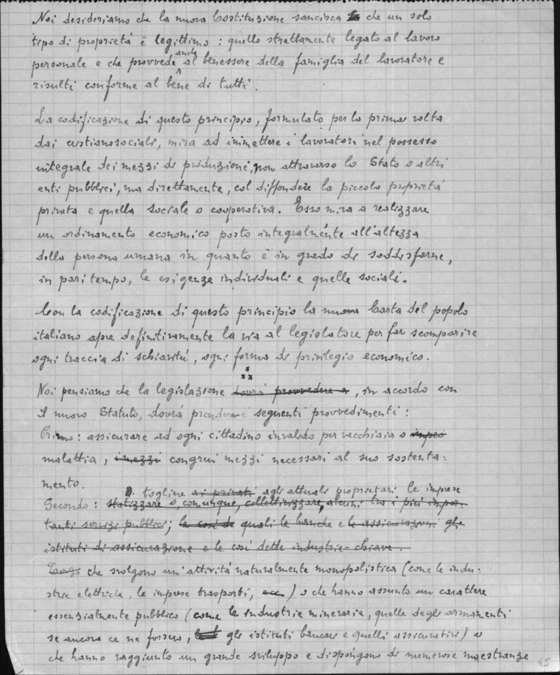"La nuova Costituzione"