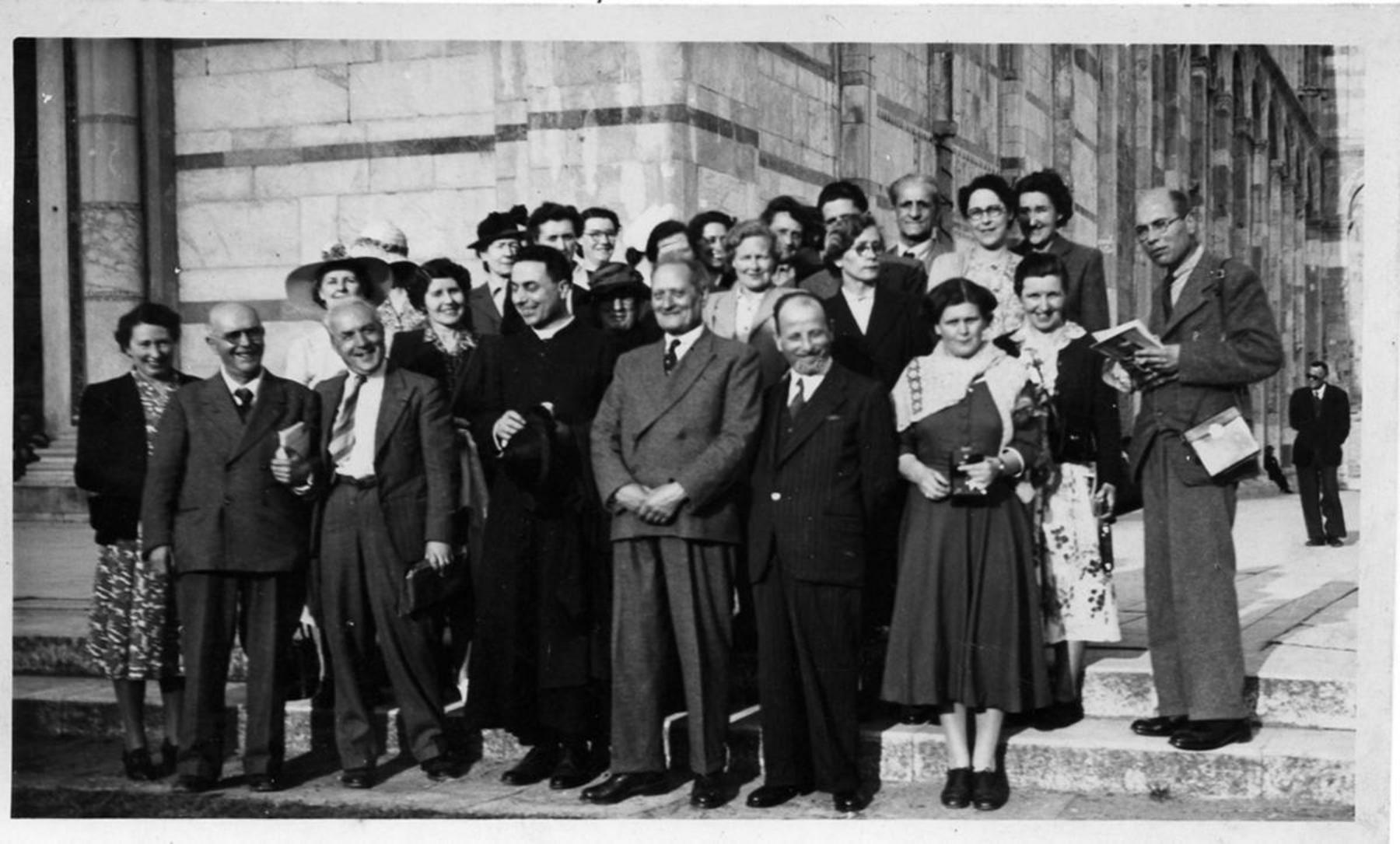 Visita di italianisti di Oxford a Pisa 1949