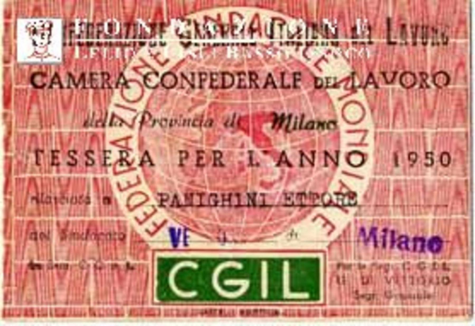 Camera del lavoro di Milano, anno 1950