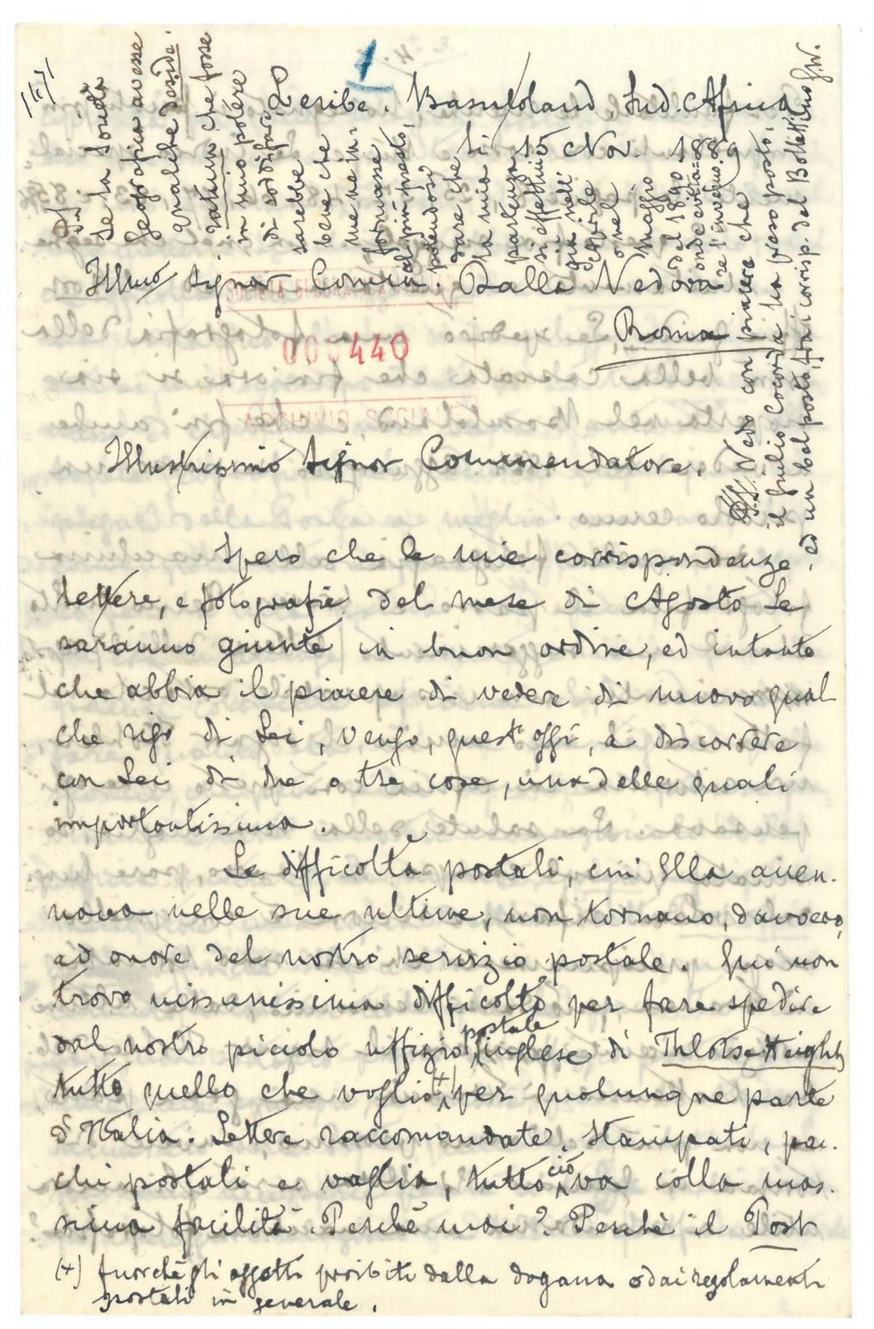 Problematicità nella spedizione in Basutoland