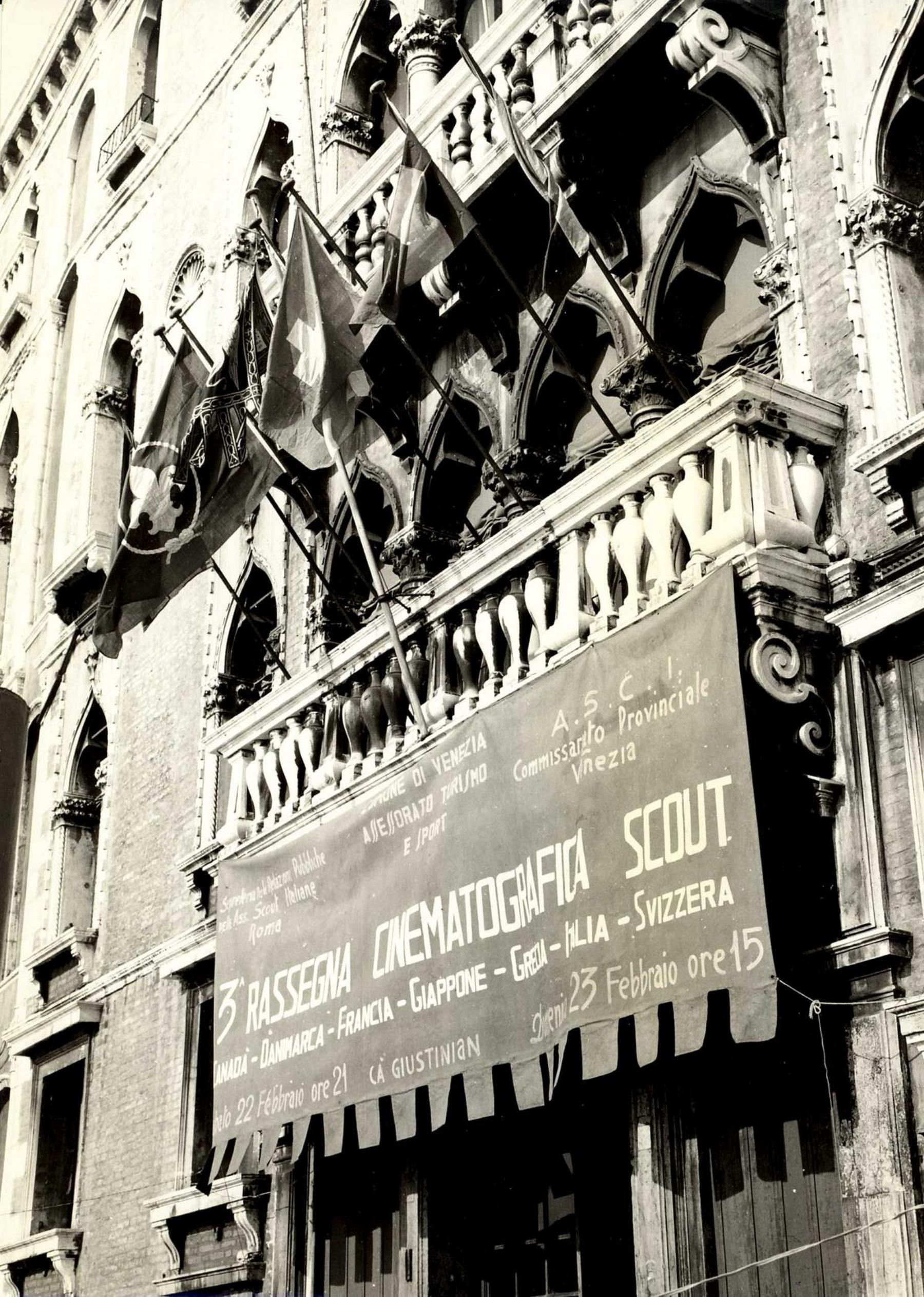 III Rassegna cinematografica scout, Venezia, 1964 feb. 22 - 23