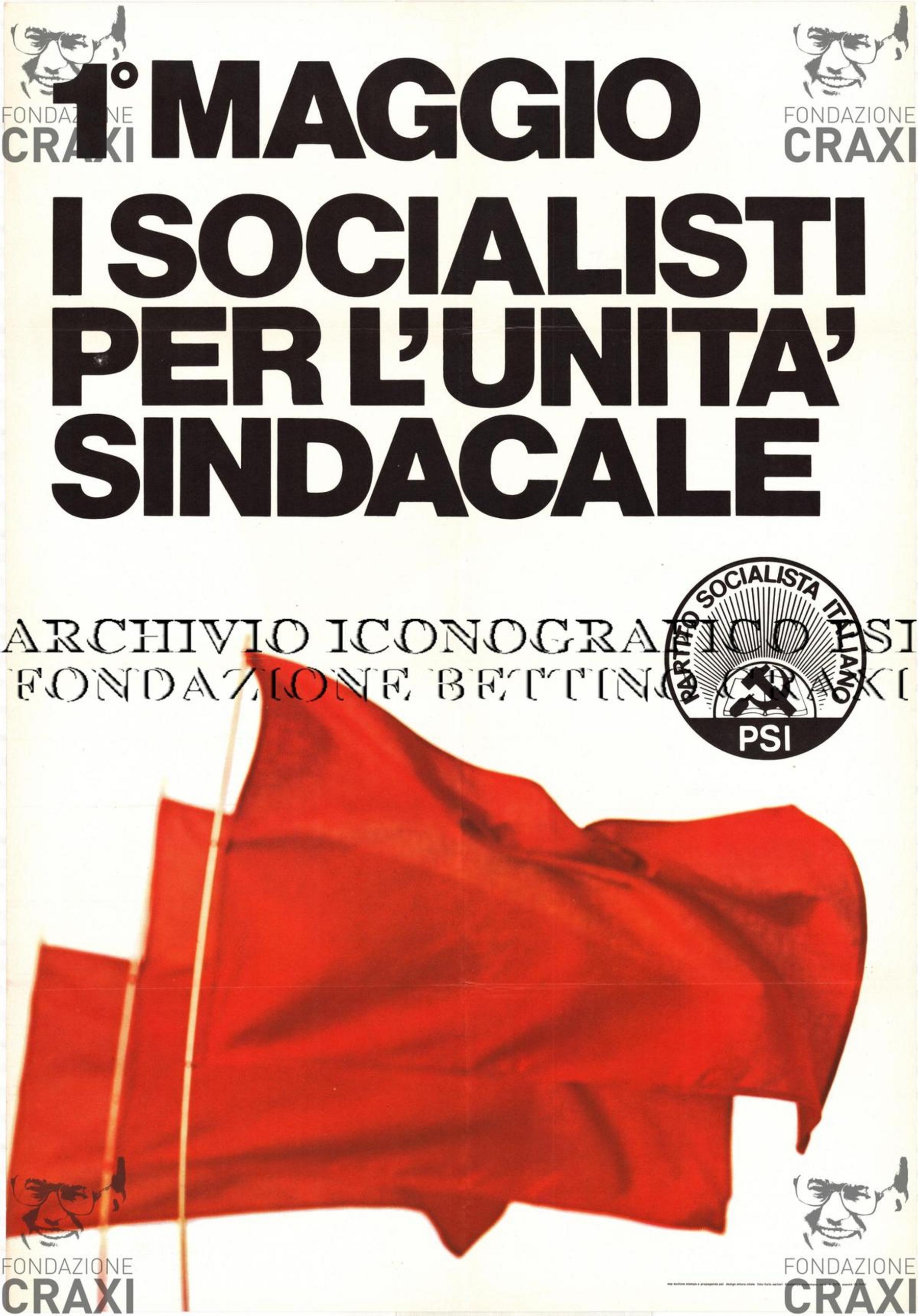 "1° maggio. I socialisti per l'unità sindacale", aprile 1975