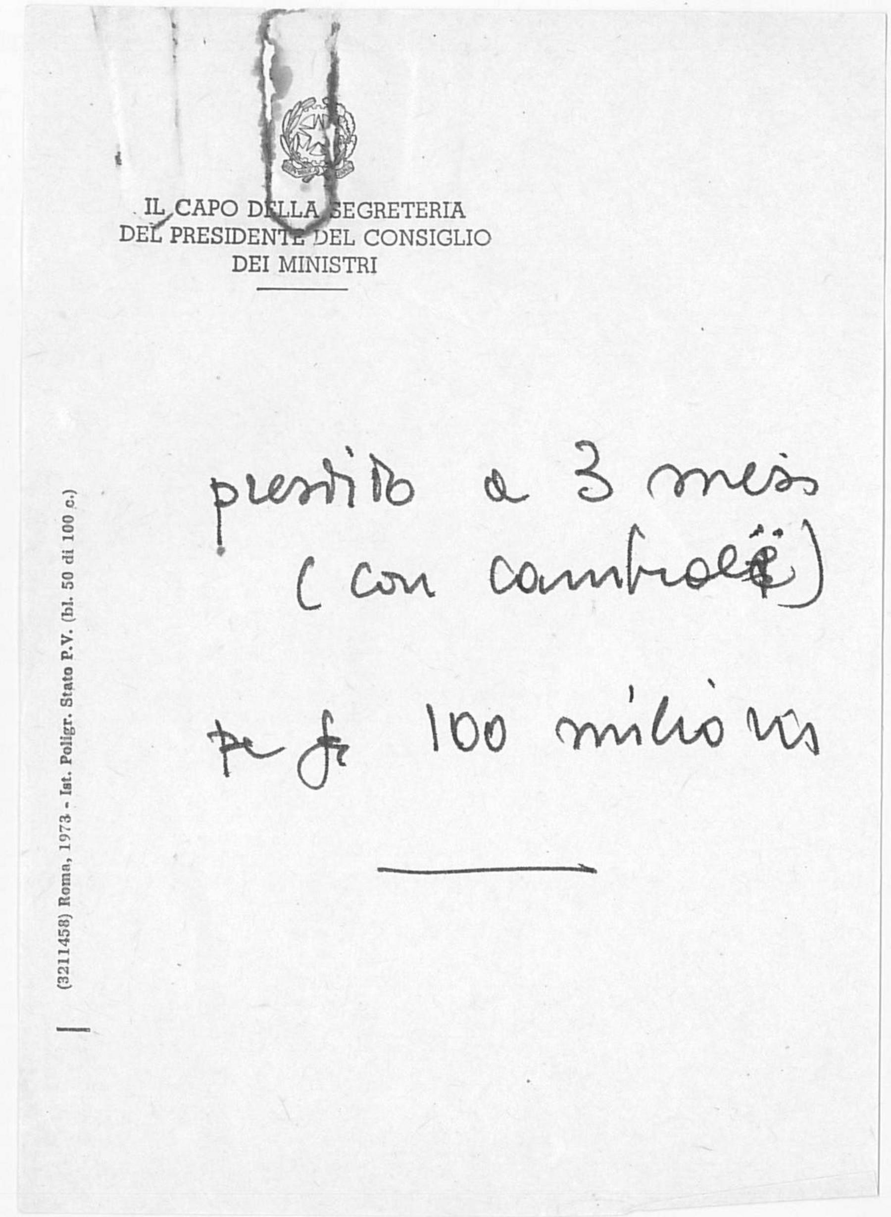 Valentino Parlato, direttore de «Il Manifesto», a Craxi, 31/8/1983