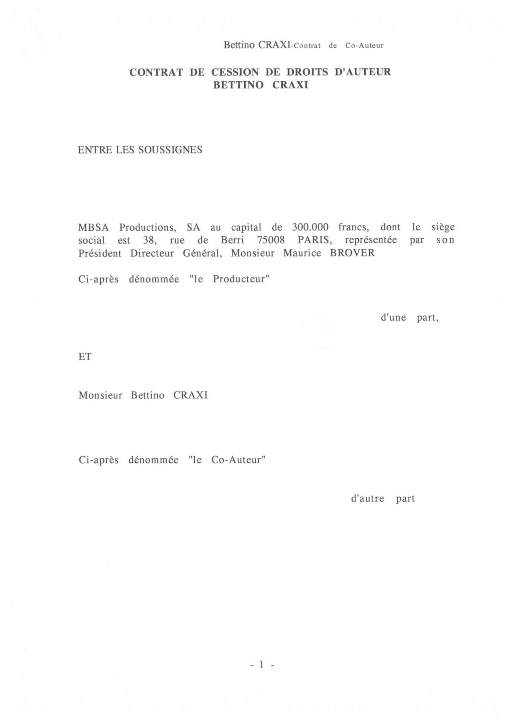 Cessione di diritti d'autore, 1994