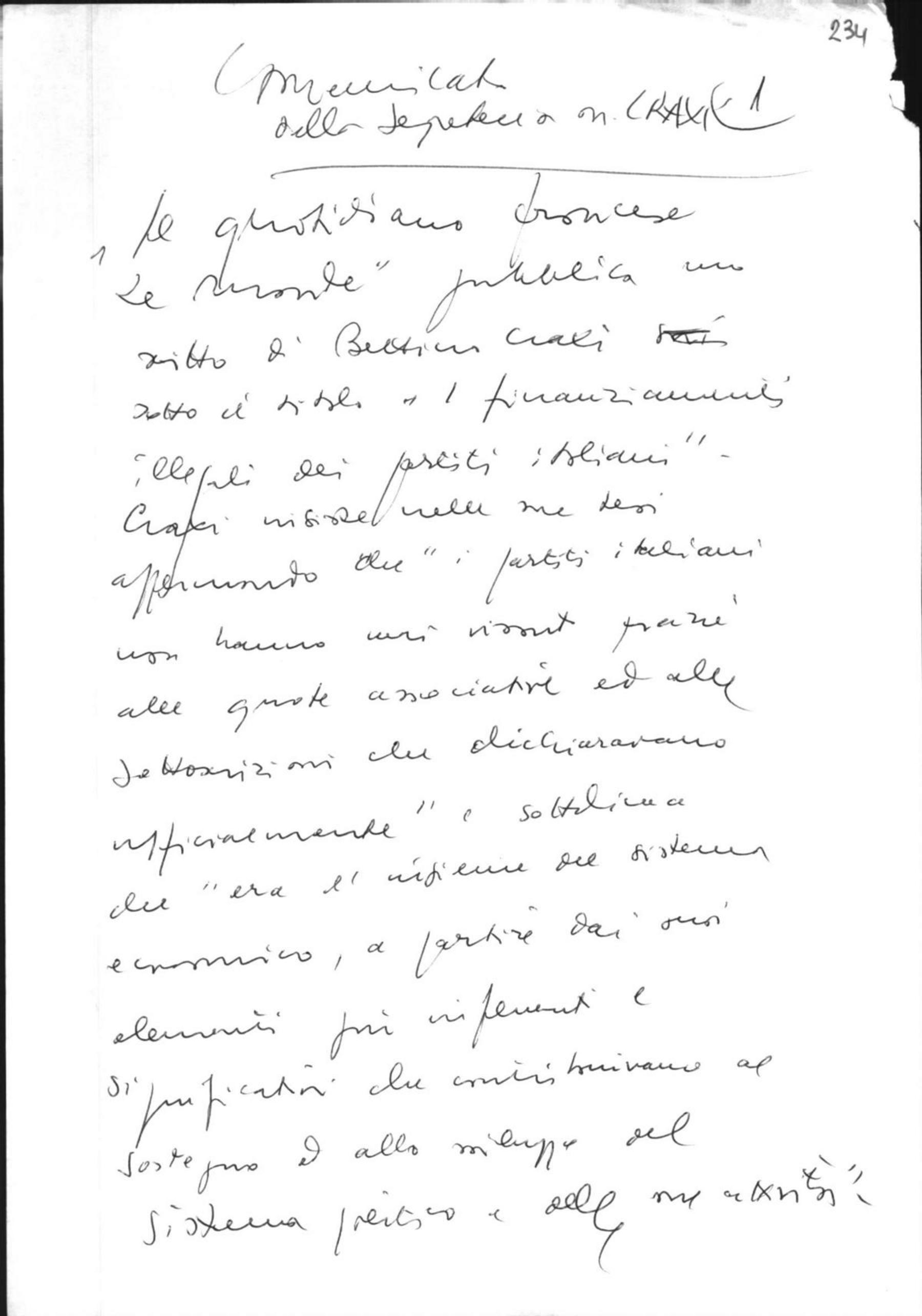 Diffusione della Memoria n.1, 3/11/1993