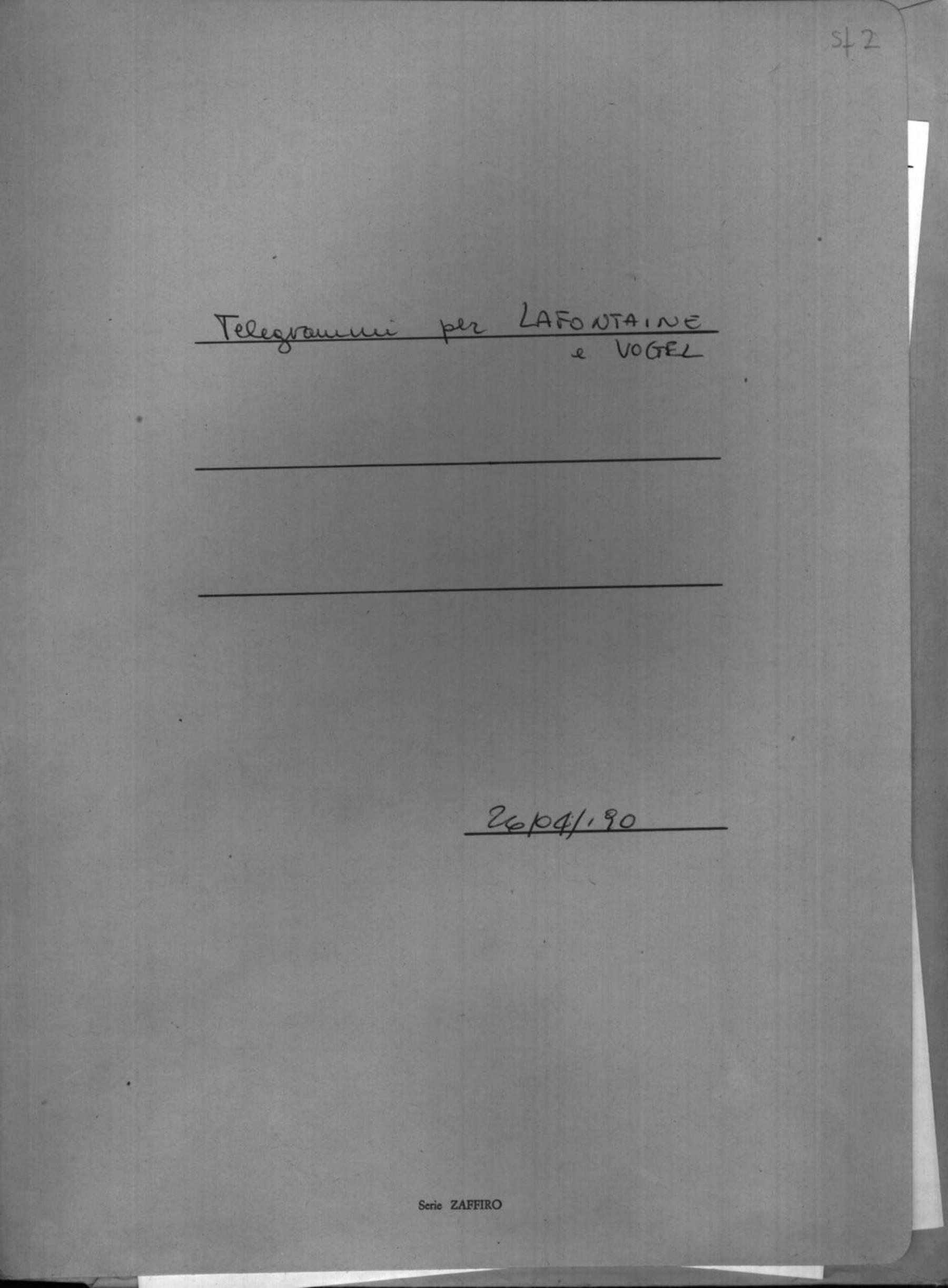 Documenti del sottofascicolo 2