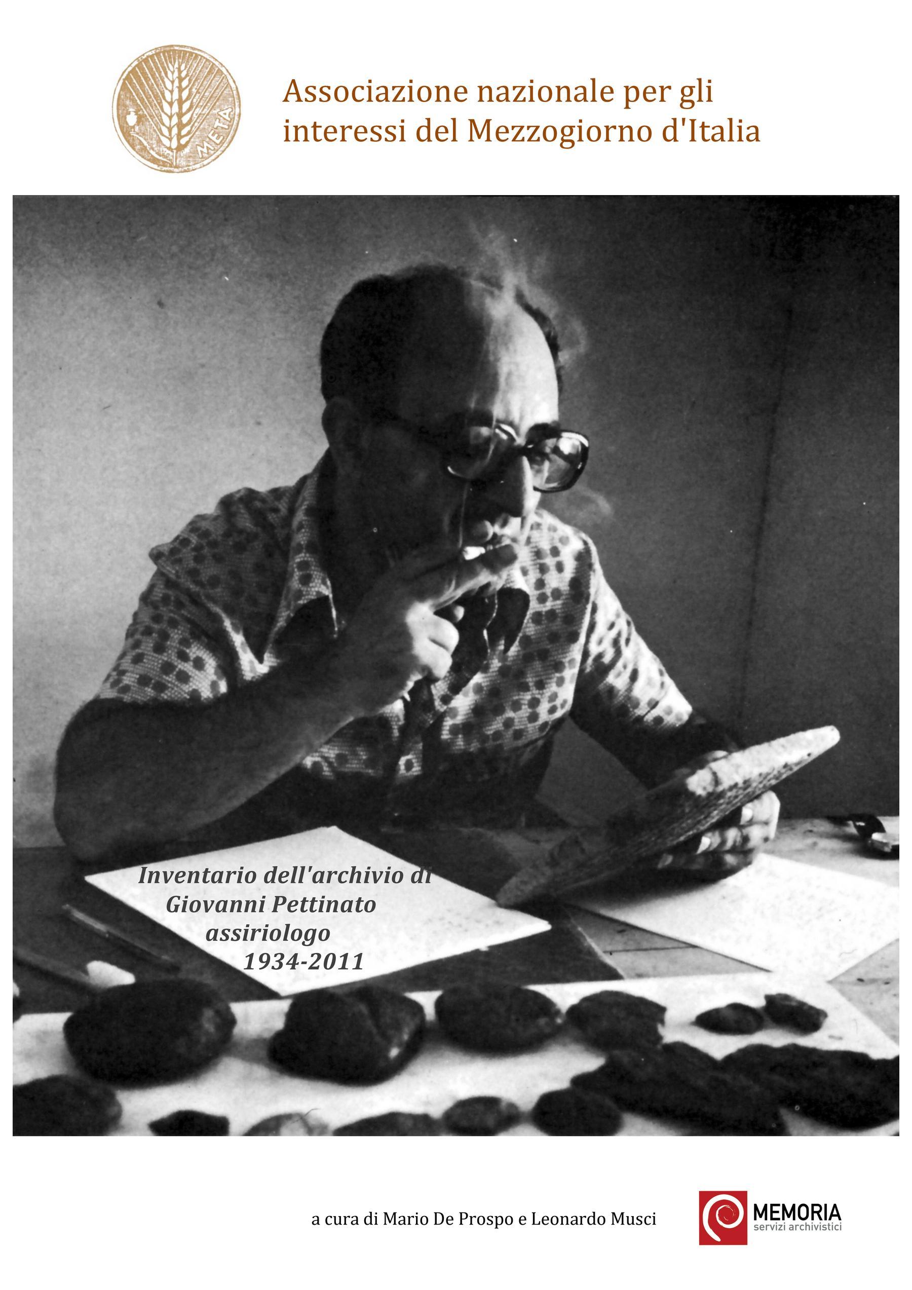 Inventario dell'archivio Giovanni Pettinato