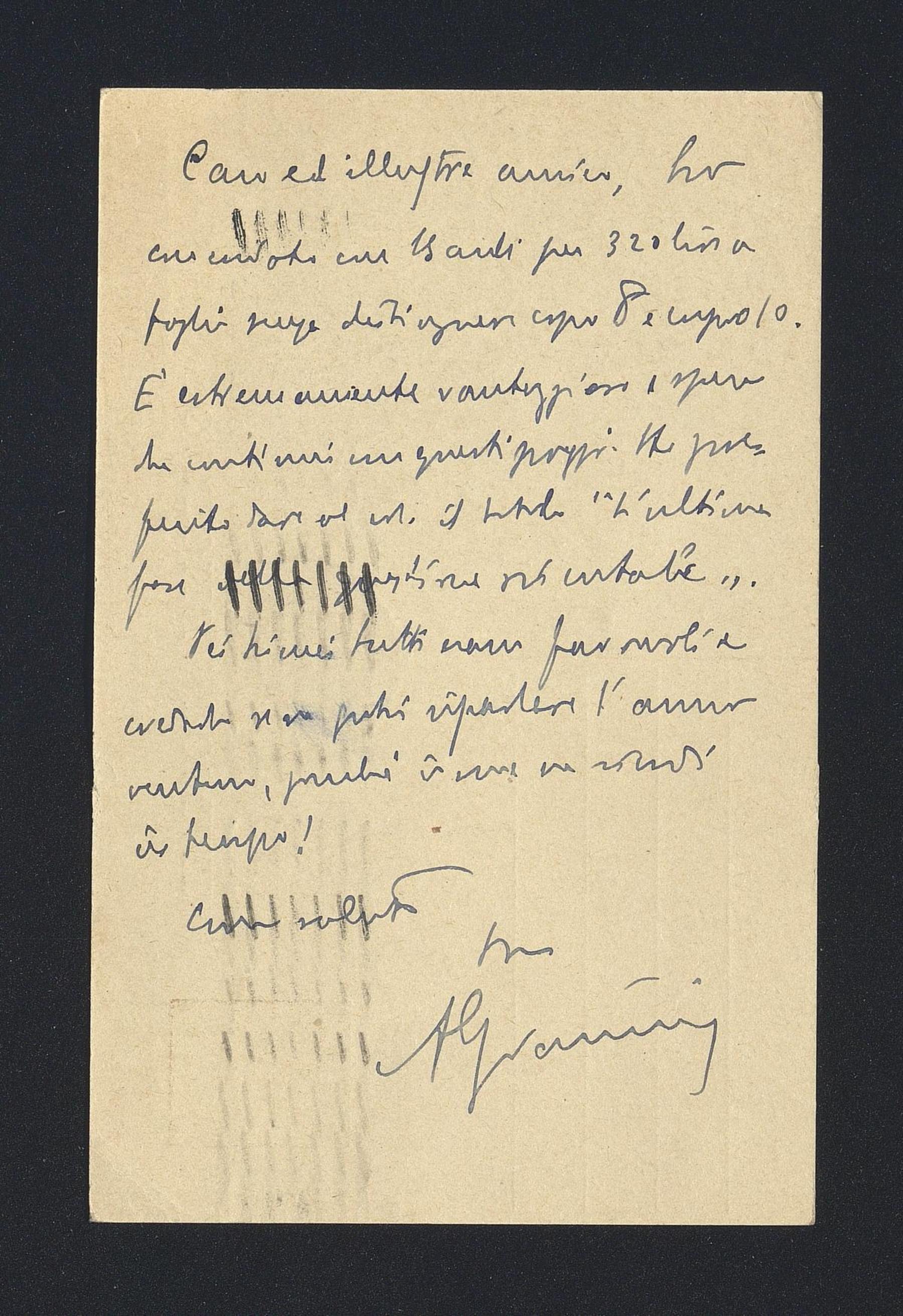 Amedeo Giannini a Carlo Alfonso Nallino, 23 ago. 1932